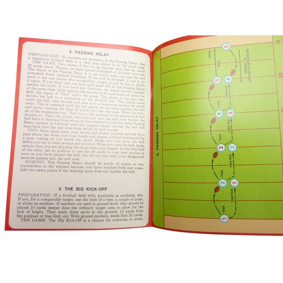 Vintage Campbell Soup Grid Kid Official Training Manual Club Pamphlet Membership - Picture 4 of 5